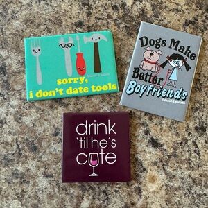 Single Gal Funny Magnet Set